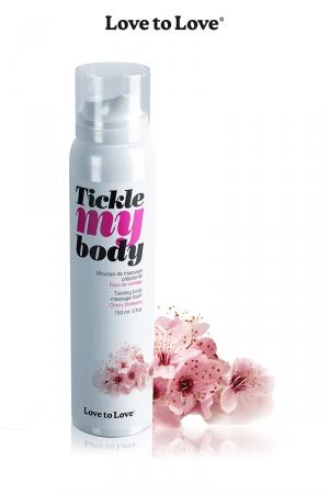 Mousse massage crépitante fleur de cerisier