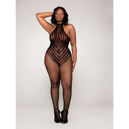 Dreamgirl Plus Size Catsuit ouvert
