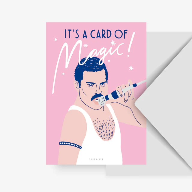 It's a card of magic