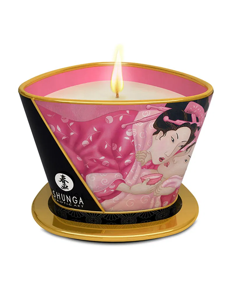 Shunga Bougie de massage Aphrodisia Rose170 ml
