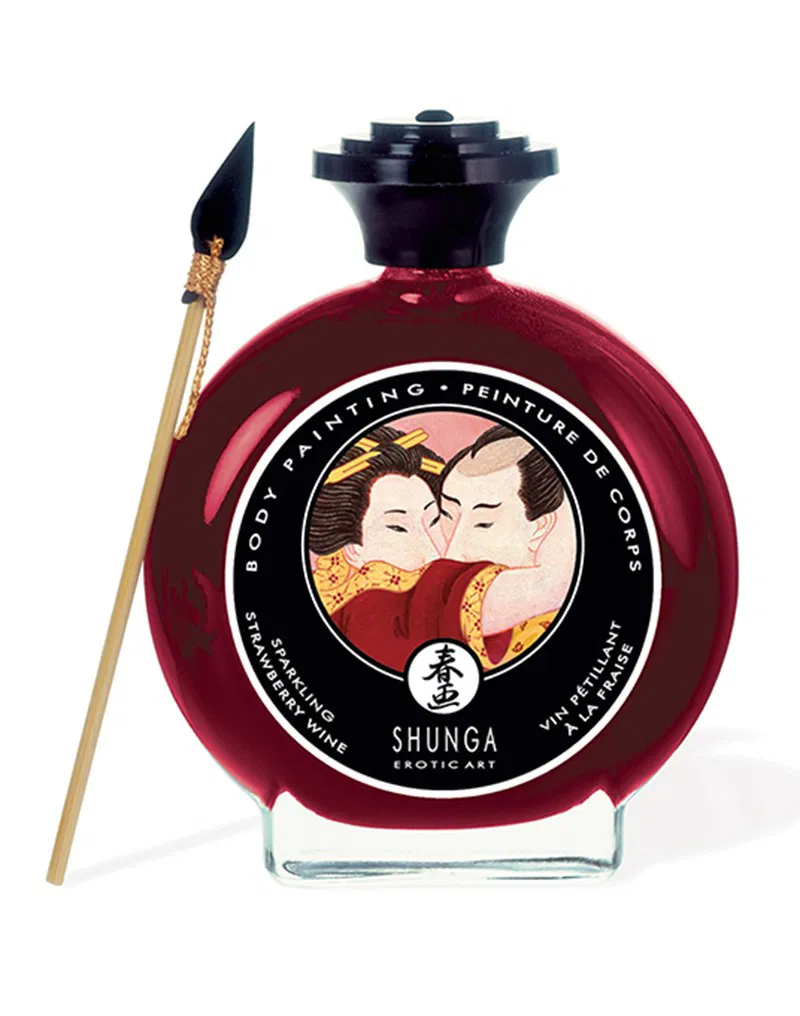 Shunga Body paint Sparkling Strawberry Wine 100ml