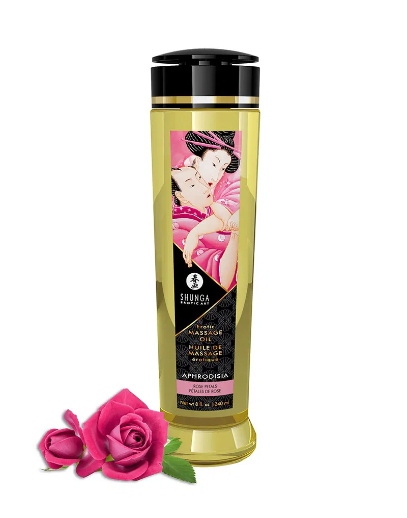 Shunga Huile de massage Aphrodisia Rose 240ml