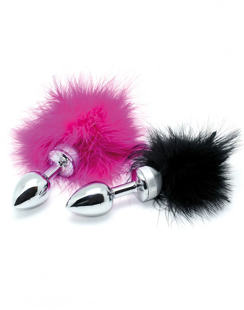 Rimba plug avec plumes (Noir)