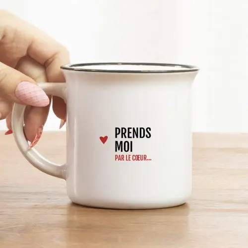 Mug Prends moi par le coeur