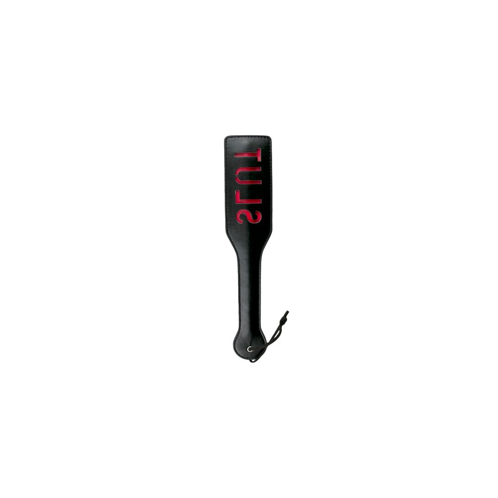 Easytoys Black leather paddle Slut