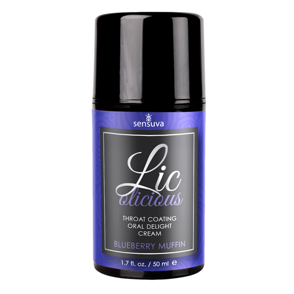 Sensuva Lic-O-licious Oral Delight Blueberry Muffin