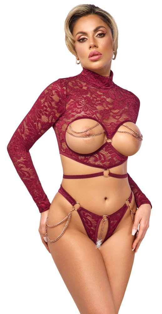 Abierta Fina Set Rouge
