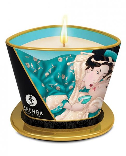 Shunga Bougie de massage Fleurs des Iles 170 Ml 