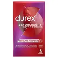 Durex extra lubrifiant 8pce