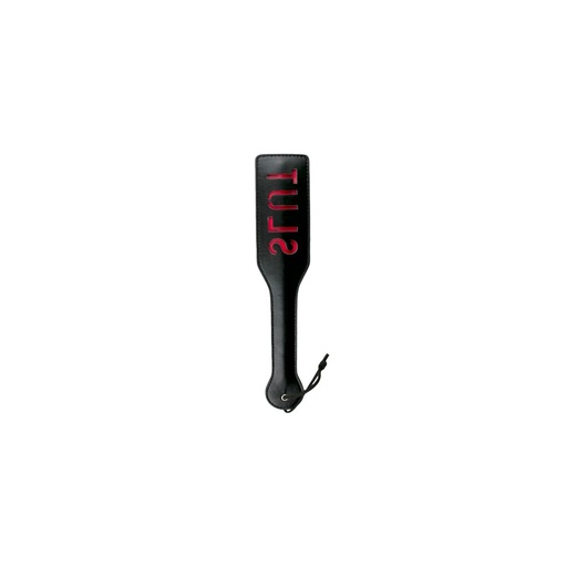 Easytoys Black leather paddle Slut