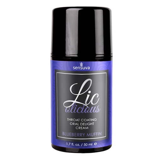 Sensuva Lic-O-licious Oral Delight Blueberry Muffin