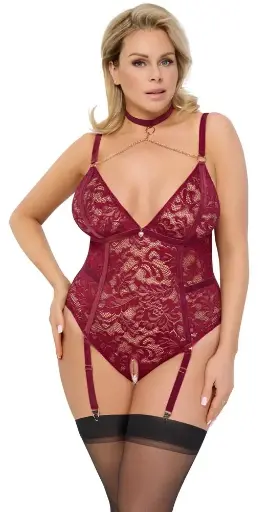 Cottelli Curves Crotchless Body 